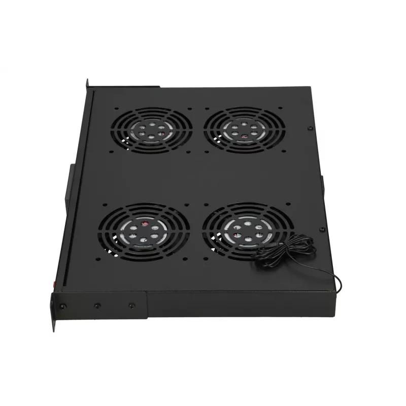 Ventilatorpaneel Extralink 19 inch 4 ventilatoren met thermostaat
