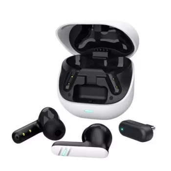 Trust GXT 409 Oxxie draadloze gaming-hoofdtelefoon - wit, True Wireless Stereo (TWS), 100 - 10000 Hz, gaming, 44 g, headset, wit