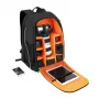 Rugzak Puluz PU5011B waterdicht zwart – cameratas/accessoiretas, compacte beschermende rugzak