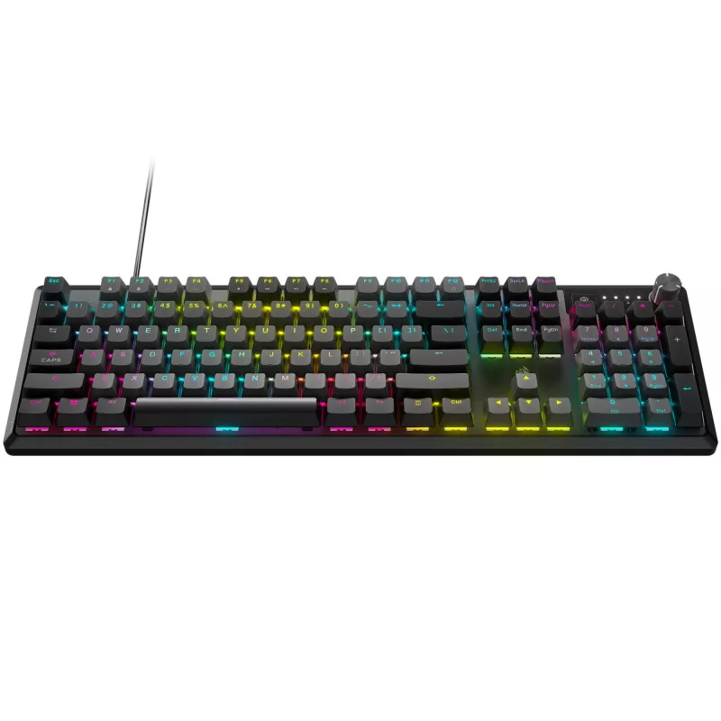 Corsair K70 CORE RGB toetsenbord gaming USB QWERTZ Duits grijs