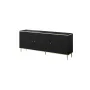 GLAMOUR dressoir 180x40x75,5 cm, zwart mat + goud