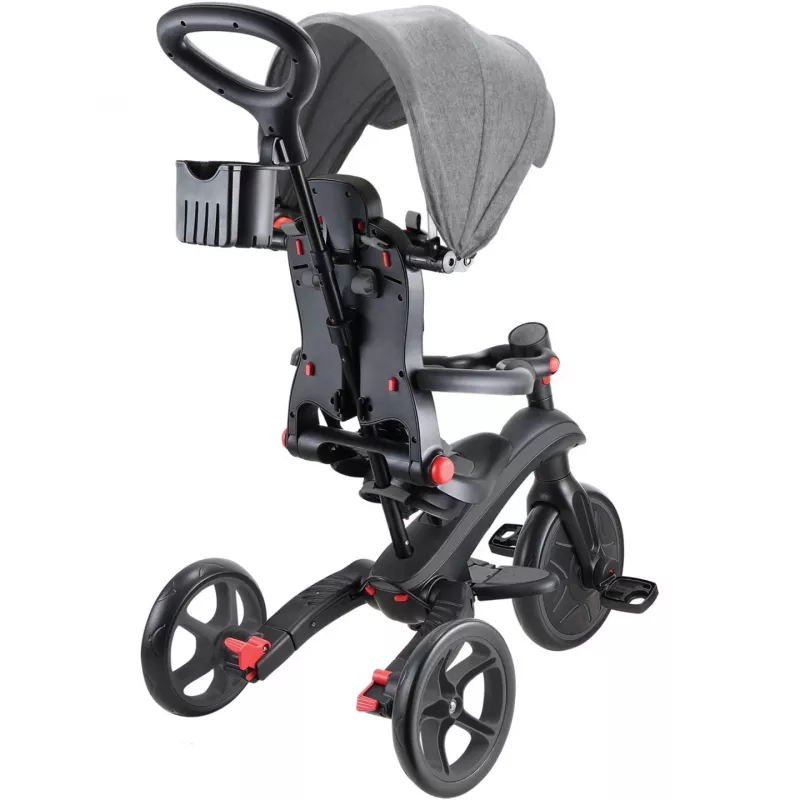 Explorer Trike Foldable 4 in 1, kindervoertuig grijs