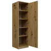 Topeshop SD-50 ARTISAN KPL slaapkamer kledingkast 5 planken 1 deur(en) eiken