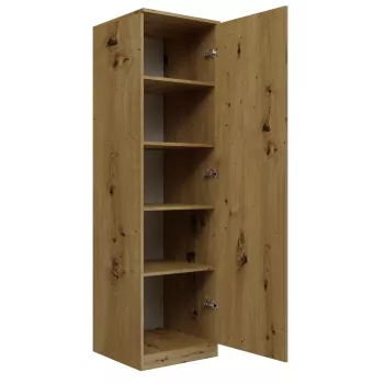 Topeshop SD-50 ARTISAN KPL slaapkamer kledingkast 5 planken 1 deur(en) eiken