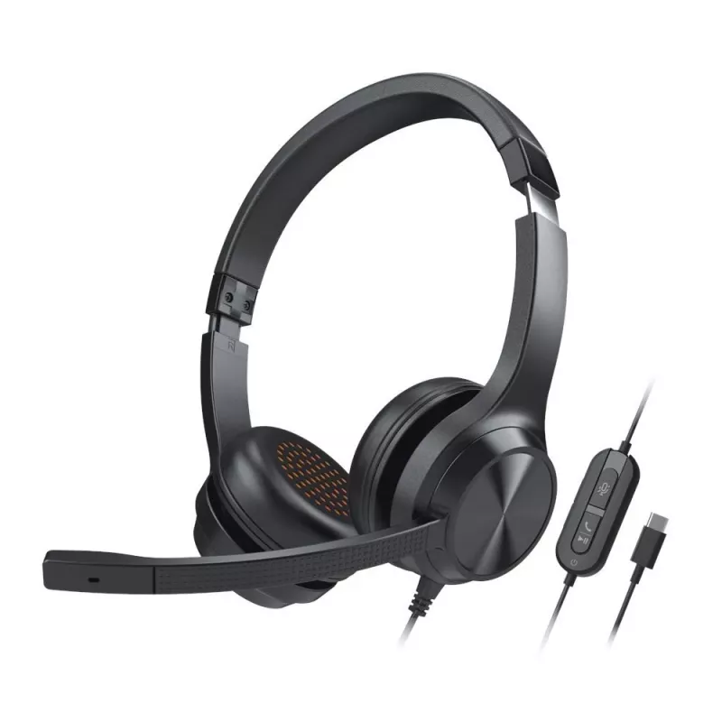 Creative 51EF0980AA000 Chat USB on-ear headset bedraad stereo zwart