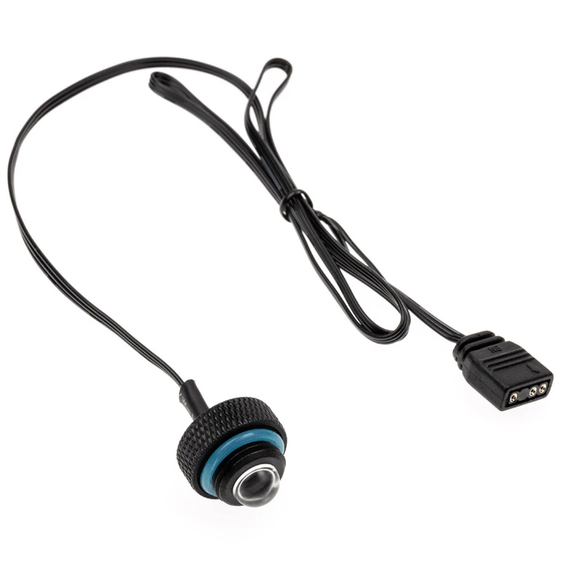 XSPC ARGB LED afsluitstop, G1/4, 5V 3Pin - zwart