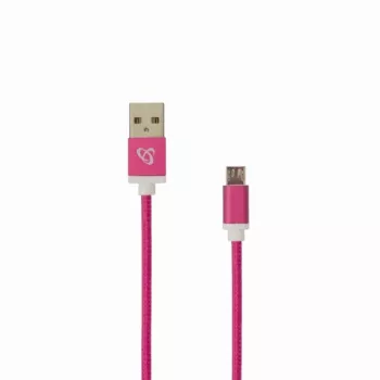 Sbox USB->Micro USB M/M 1,5m USB-10315P Pitaya roze