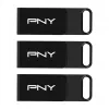 PNY Elite 128 GB USB-C 3.2 Gen 1 usb-stick, 3-pack (Retail)