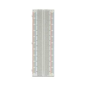 Breadboard DELOCK 18313 — soldeervrij prototyping-board, kunststof, 55×165×9 mm, wit