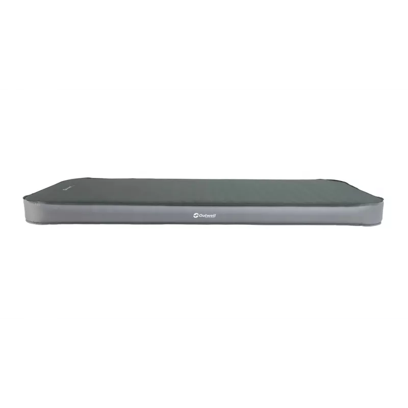 Eenpersoonsmatras Outwell Dreamboat Single – polyester, 810×2070×120 mm, groen/grijs