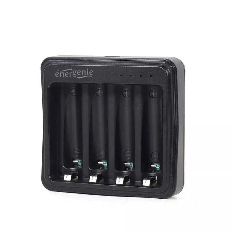Batterijoplader Gembird BC-USB-03 USB-compatibel AA AAA zwart