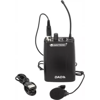 Draadloze zender Omnitronic 863–865 MHz model 13106979 voor audiosystemen