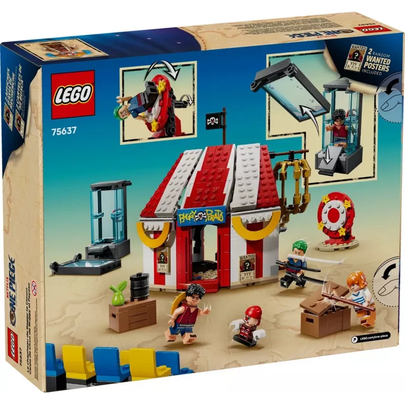 LEGO Bricks speelset Buggy der Clown Circus Tent 75637 — 573 onderdelen, 4 minifiguren, leeftijd 8+