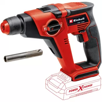 Einhell TE-HD 18/12 Li - Solo. Spantang type: SDS Plus, productkleur: zwart, rood. Boordiameter in beton (max.): 1,2 cm, nullasttoerental