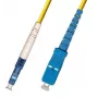 Microconnect FIB461001 InfiniBand/glasvezelkabel 1 m LC geel