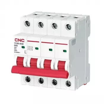 Zekeringautomaat HiSmart NV821655 4-polig 63A C-karakteristiek (leidingbeveiligingsschakelaar)