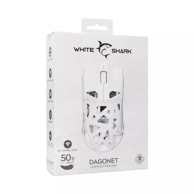 Muis White Shark GM-5019 Dagonet Wireless