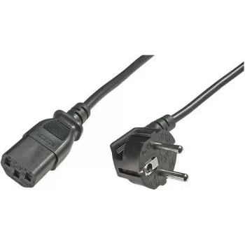 Netkabel LOGON TC005NC C13 naar CEE7/5, 0,5 m, afneembare netkabel