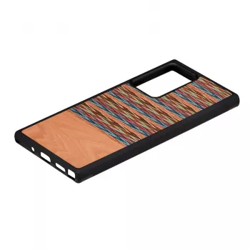 Smartphonehoesje Man and Wood Galaxy Note 20 Ultra bruin geruit zwart