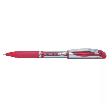 Clip-on intrekbare pen Pentel Energel XM Klik rood
