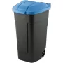 Curver afvalemmer zwart 110 L / deksel blauw