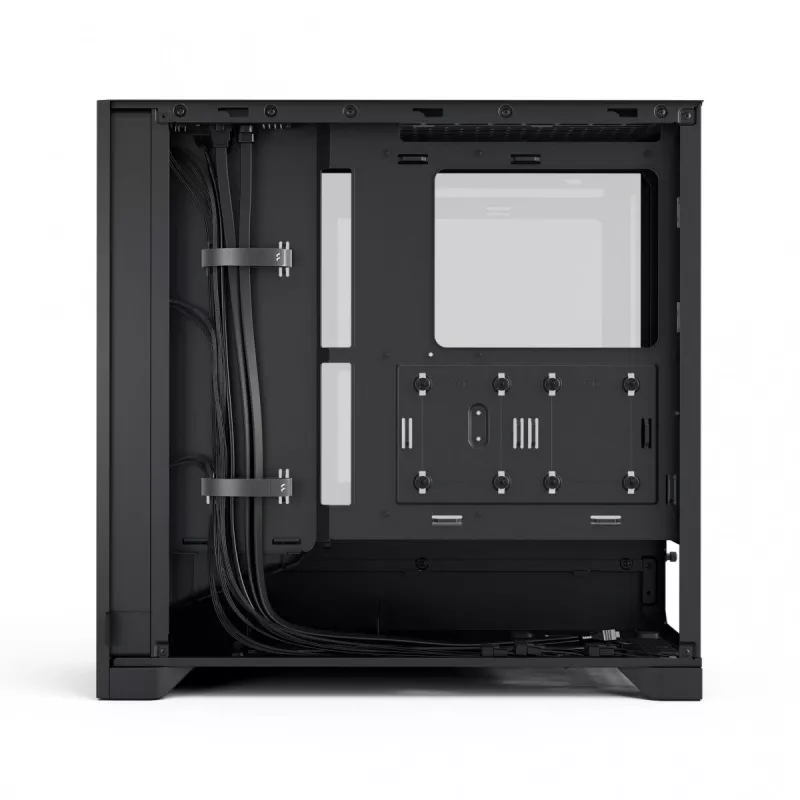 Fractal Design Pop 2 Air zwart Solid midi-tower pc-behuizing — ATX-ondersteuning, 3x 120 mm frontventilatoren, 2,5/3,5-inch drive bays, 215×481×462 mm