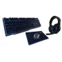 Toetsenbord muis inclusief Rebeltec SHERMAN gaming USB QZERTY Engels zwart