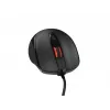 Bekabelde optische muis NATEC NMY-2047 USB Type-A, 4000 DPI, 6 knoppen, rechtshandig, achtergrondverlichting