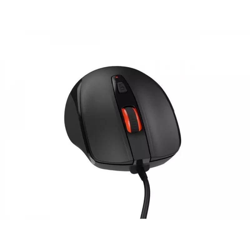 Bekabelde optische muis NATEC NMY-2047 USB Type-A, 4000 DPI, 6 knoppen, rechtshandig, achtergrondverlichting