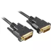 DVI-kabel Sharkoon 3 m DVI-D naar DVI-D (18+1) zwart