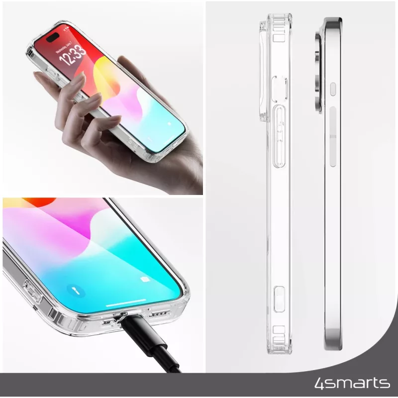 4smarts 540604 - hoesje - Apple - iPhone 15 Pro - 15,5 cm (6.1) - transparant