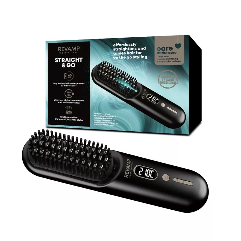 Revamp BR-1950 Straight & Go draadloze ionische heteluchtborstel