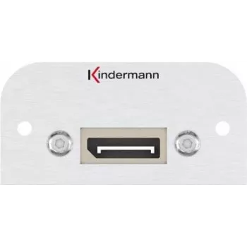 Kindermann 7441000583 stopcontact DisplayPort aluminium (7441000583)