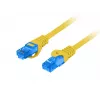 LANBERG PATCHCORD S/FTP CAT.6A 3M GEEL LSZH