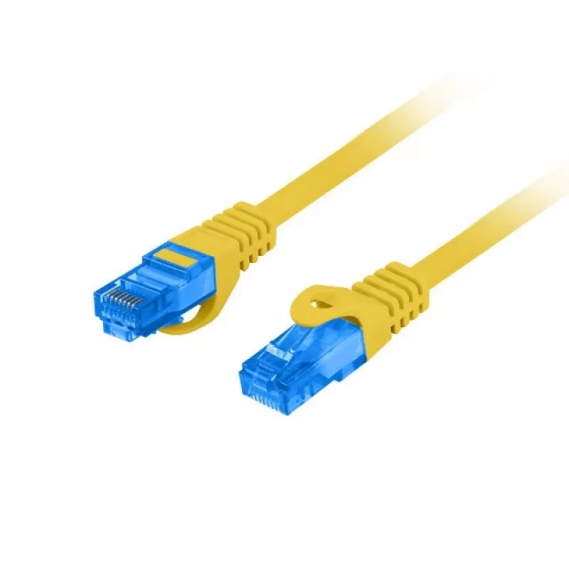 LANBERG PATCHCORD S/FTP CAT.6A 3M GEEL LSZH