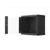 Wandmontage rack LANBERG WF03-5309-10B, 9U, 500×350×540 mm, max. belasting 60 kg, zwart