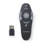 GEMBIRD draadloze IR-presenter WP-L-11, 4 knoppen, 2,4 GHz RF USB-ontvanger, zwart, AAA-batterij