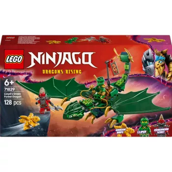 Bouwspeelgoed LEGO NINJAGO 71829 Lloyds Groene-Wouddraak, 128 onderdelen, 2 minifiguren, vanaf 6 jaar