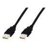 Assmann USB-verbindingskabel, type A M/M, 3,0 m, USB 2.0 compatibel, UL, zwart (AK-300100-030-S)