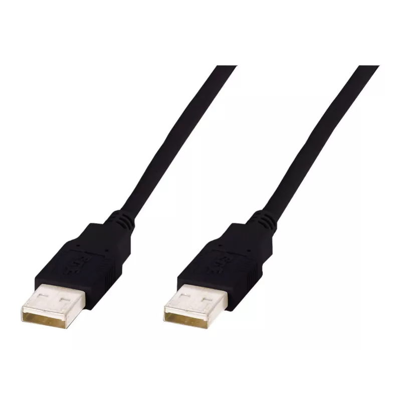 Assmann USB-verbindingskabel, type A M/M, 3,0 m, USB 2.0 compatibel, UL, zwart (AK-300100-030-S)