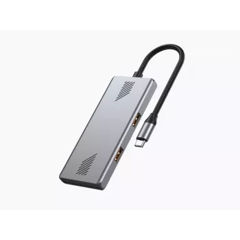USB-hub Gembird 4-poorts USB 3.2 Gen 2 Type-C hub met 4x Type-A en Type-C aansluitingen