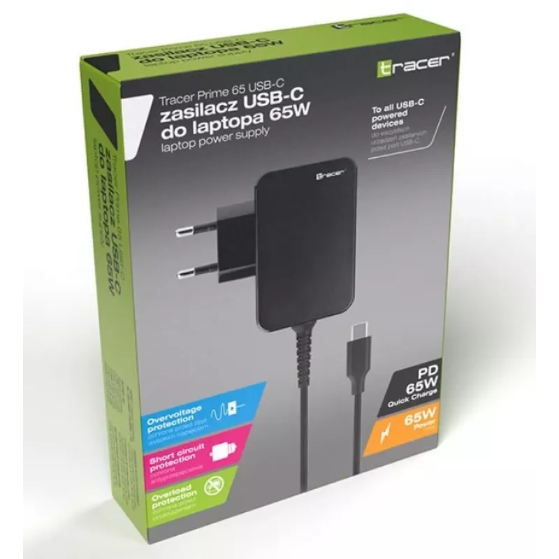 Voeding voor notebook Prime 65W USB C