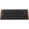 Keychron K2 HE (zwart/hout, DE-layout, Gateron Double-Rail Magnetic Nebula, aluminium frame)