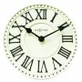 NeXtime klok 5187wi London Table, Ø16 cm, wand, wit/zwart+B32