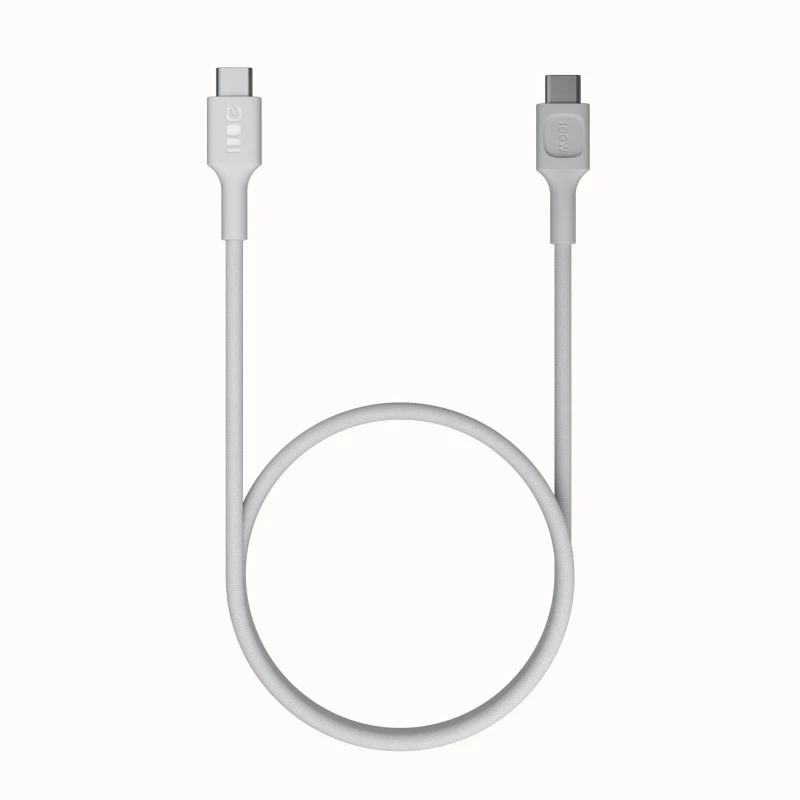Kabel USB-C-USB-C PowerStream 100W gevlochten 1,2m wit