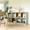 Topeshop MALAX 2X4 BIEL woonkamerboekenkast
