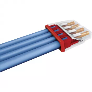 Wago klemverbinder 4-polig 0,5–2,5 mm² 24 A 400 V