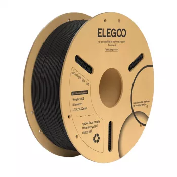 Filamentspoel Elegoo PLA+ zwart – 1,75 mm, compatibel met FDM-3D-printers