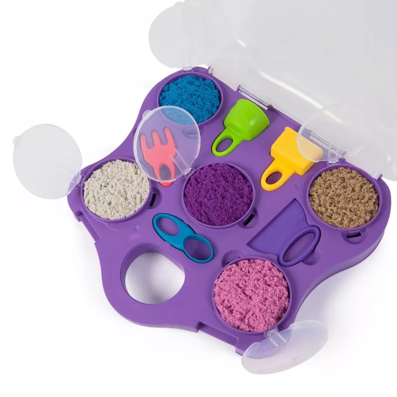 Kinetic Sand Castle Case - limoengroen