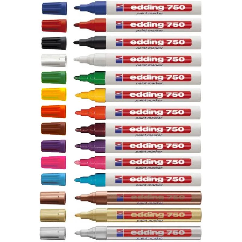 Marker Edding 750 zilver